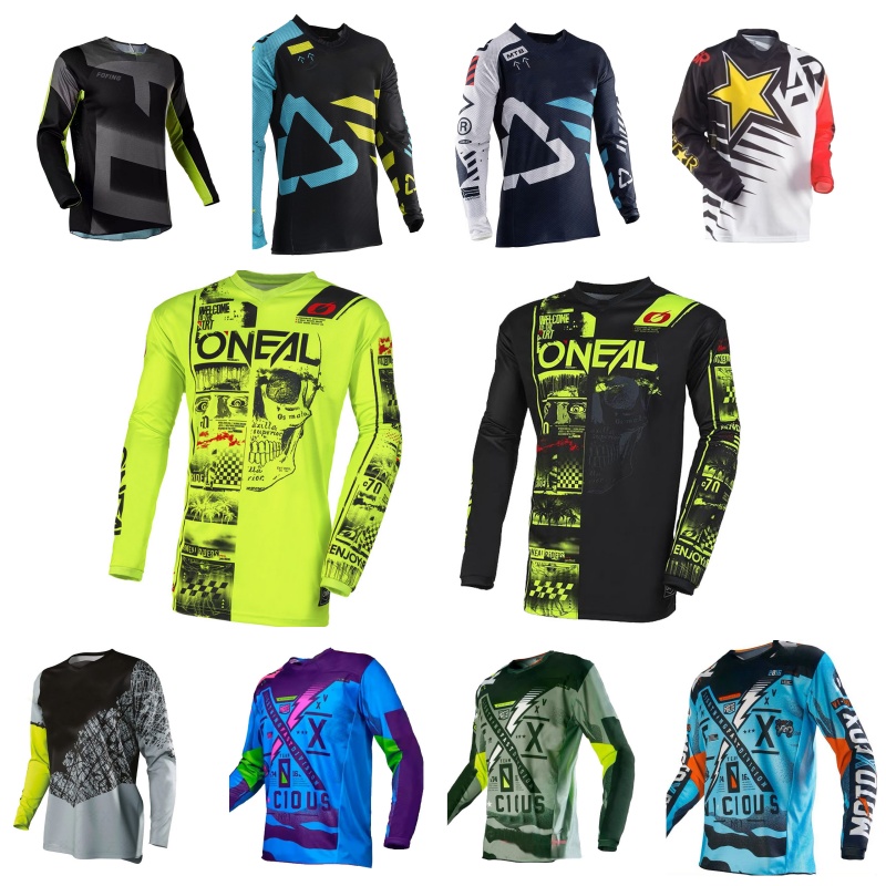 Cycling Gear Ladies - Camisa de Motocross Respirável e de
