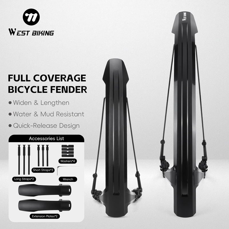 Bike Fender Set - Conjunto de Para-lamas WEST BIKING 2