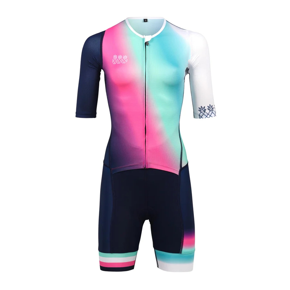 Cycling Gear Ladies - Verão feminino triathlon terno pro equipe