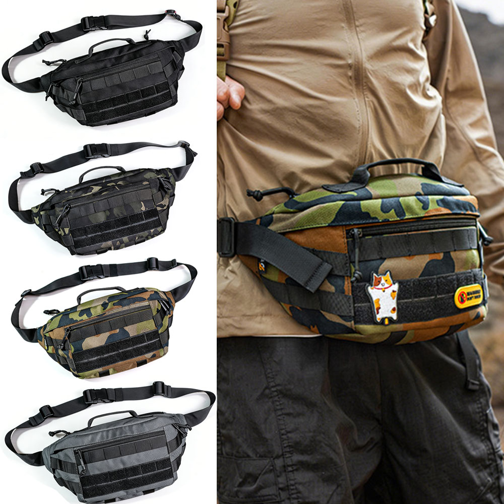 Cycling Gear Pouch - Bolsa Tática de Ombro Múltiplo, Mochila