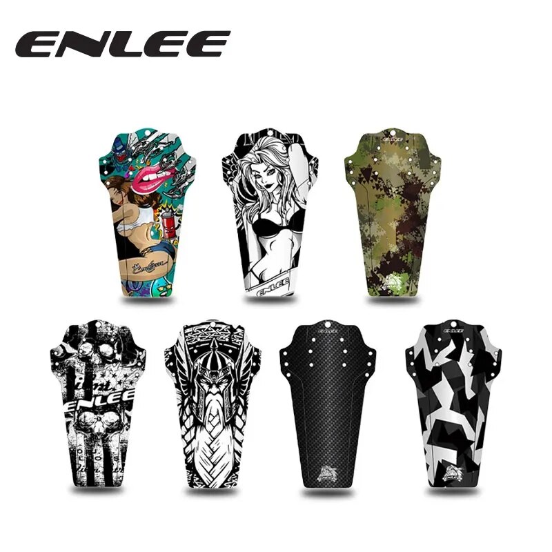 Bike Fender Set - Enlee pára-choques de bicicleta dianteiro/traseiro roda