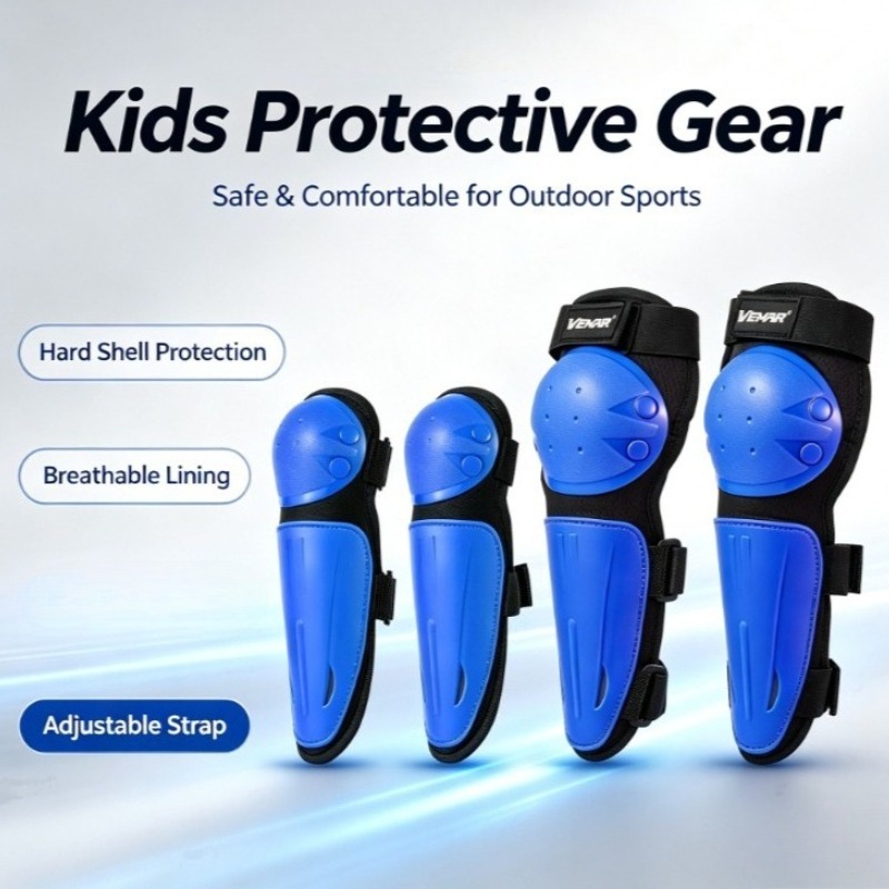 Cycling Gear For Kids - Equipamento de Proteção para Motociclismo Infantil,