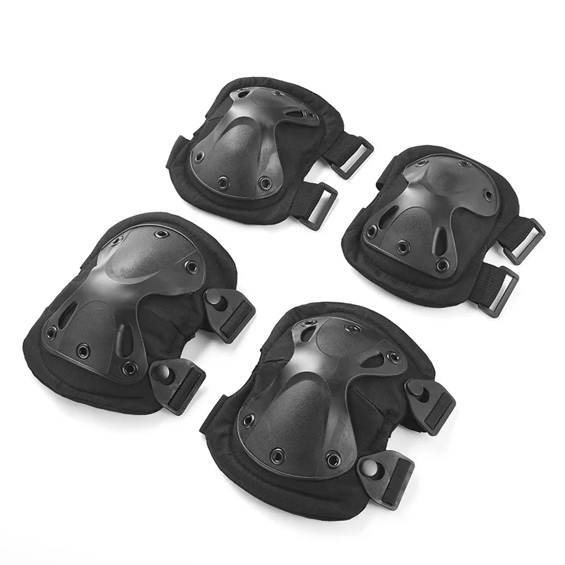 Cycling Gear Padding - Conjunto de Protetores Táticos para Joelhos