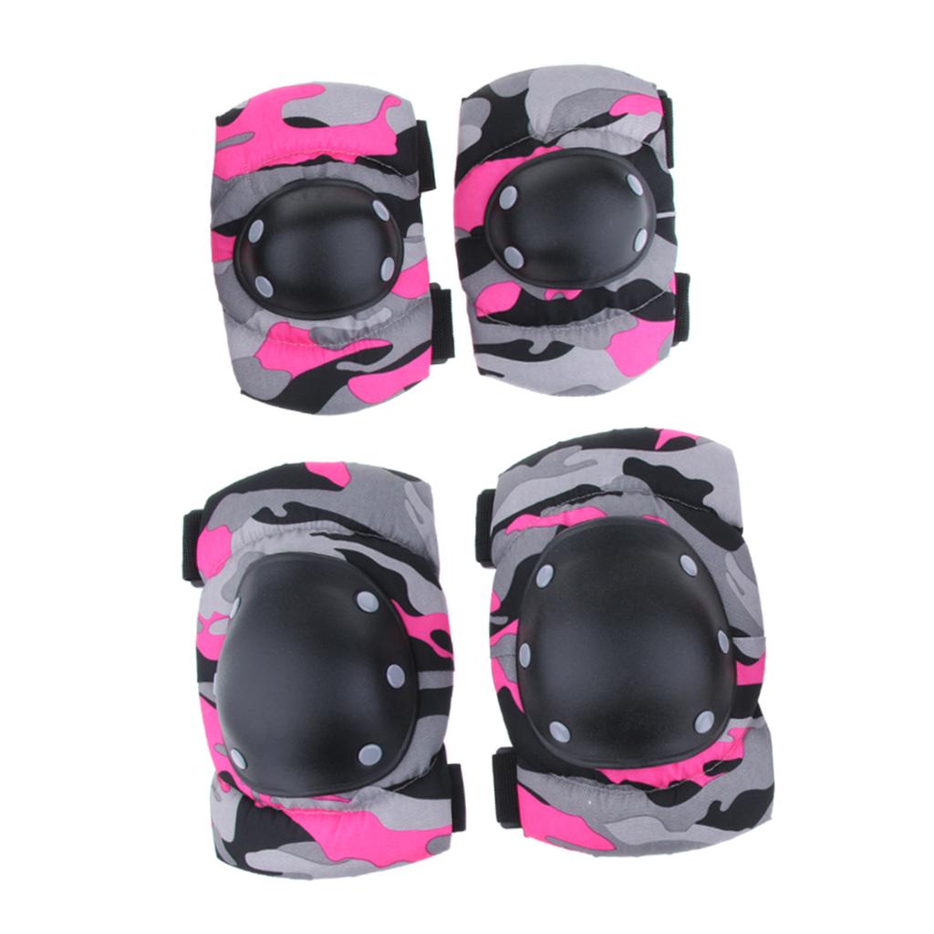 Cycling Gear Padding - Conjunto de Protetores para Joelhos, Cotovelos