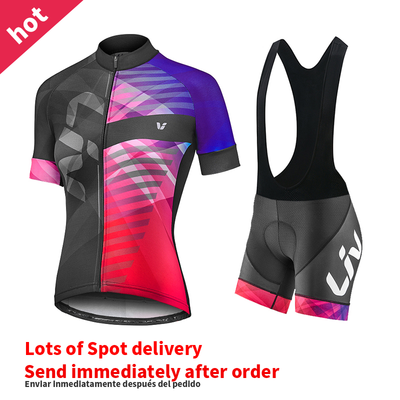 Cycling Gear Ladies - Liv-conjunto de shorts de ciclismo e