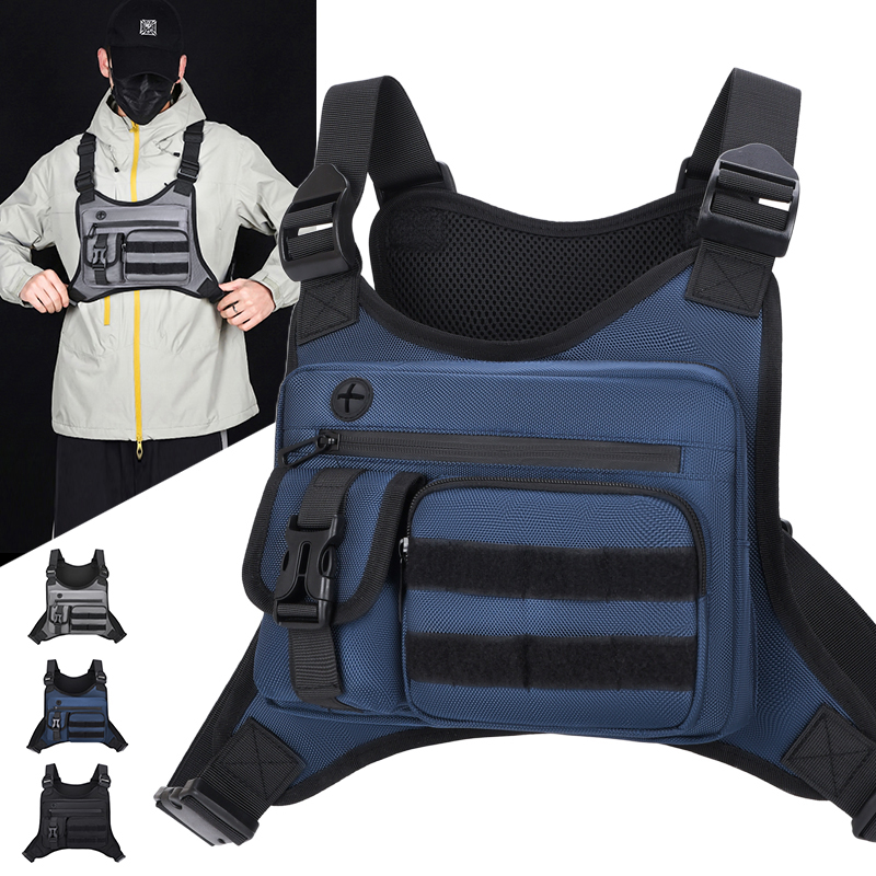 Bolsa Tática de Peito Masculin - Cycling Gear Pouch avaliação e preço