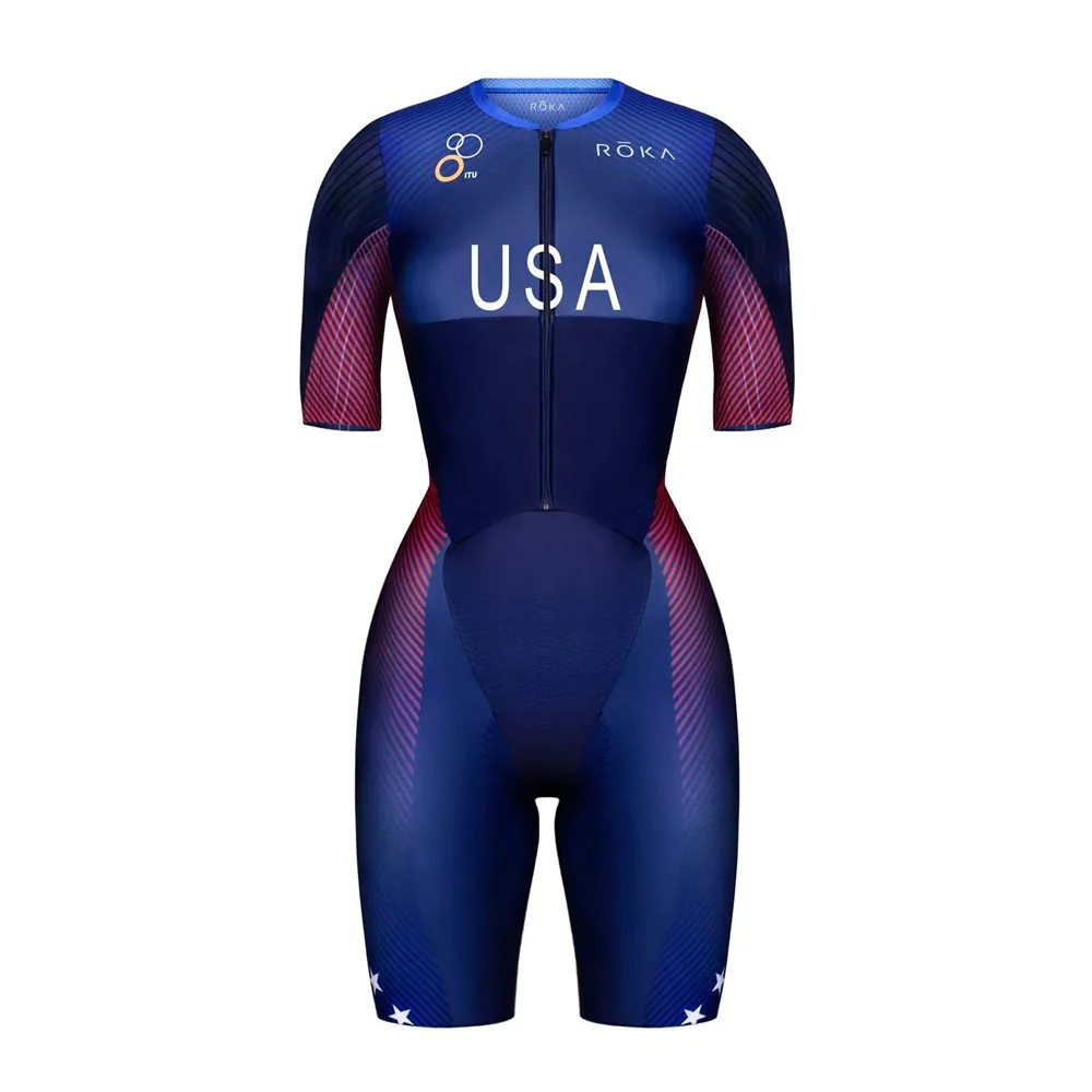 Roka-Macacão Triathlon de mang - Cycling Gear Ladies avaliação e preço