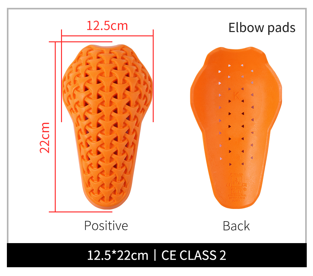 Wosawe motocicleta jaqueta for - Cycling Gear Padding avaliação e preço