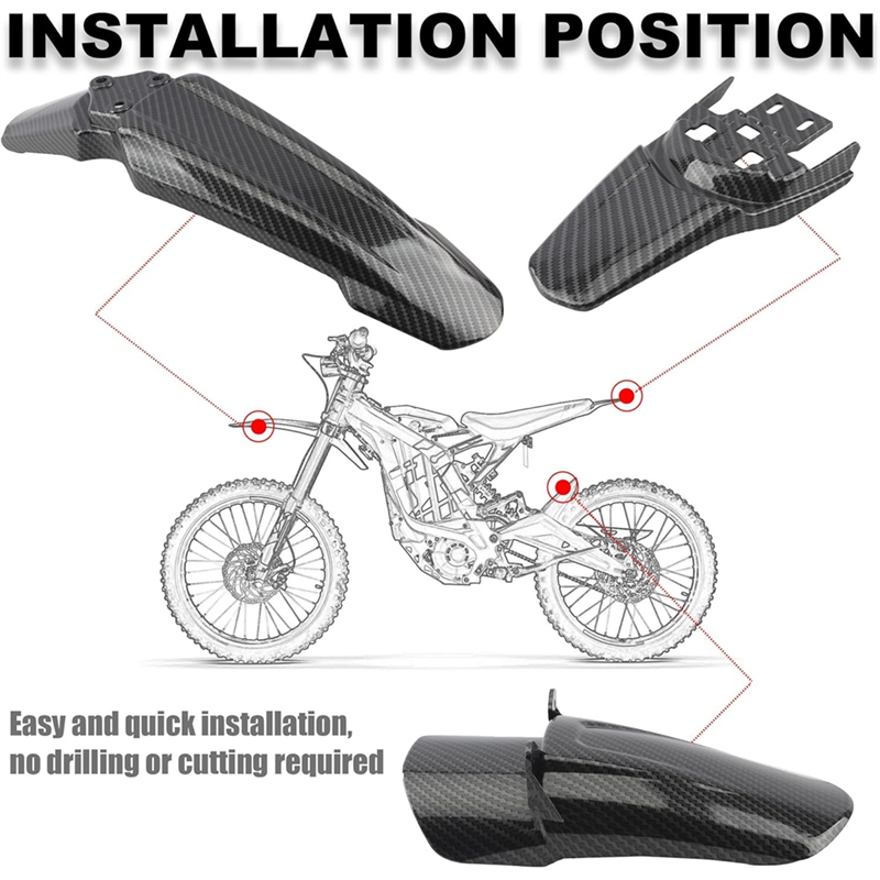 Conjunto de para-lamas de roda - Bike Fender Set avaliação e preço