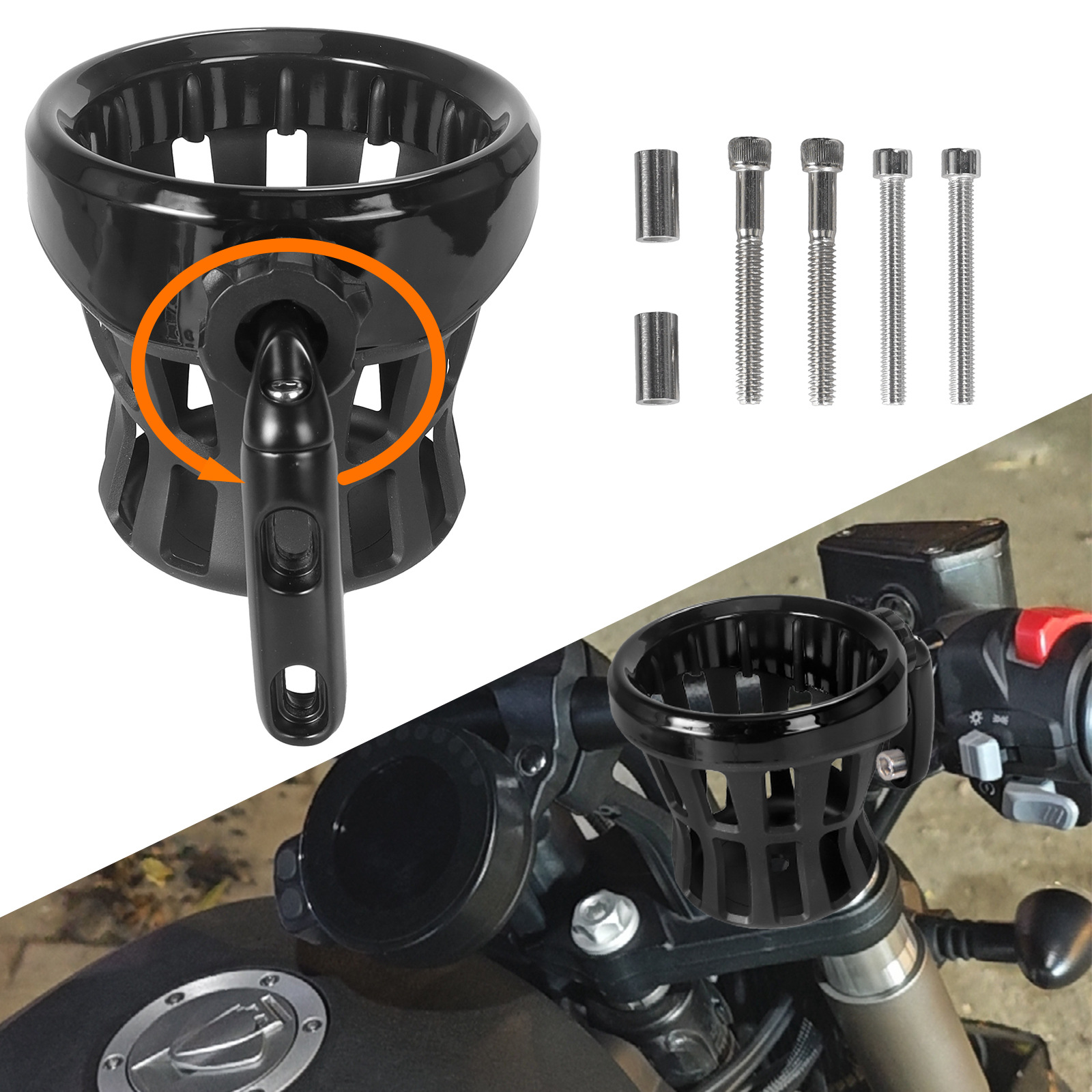 Suporte giratório para copo, a - Water Bottle Holder avaliação e preço