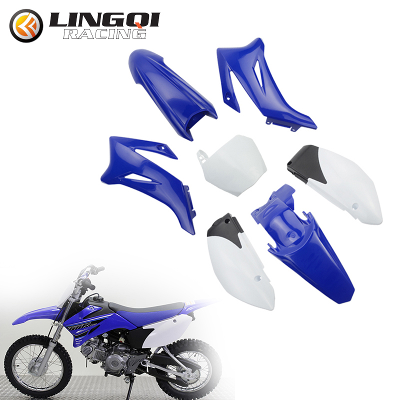 LING QI-Motocicleta TTR110 Kit - Bike Fender Set avaliação e preço