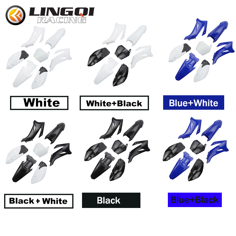 LING QI-Motocicleta TTR110 Kit - Bike Fender Set avaliação e preço